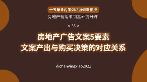 房地产广告文案5要素 文案如何驱动购买决策